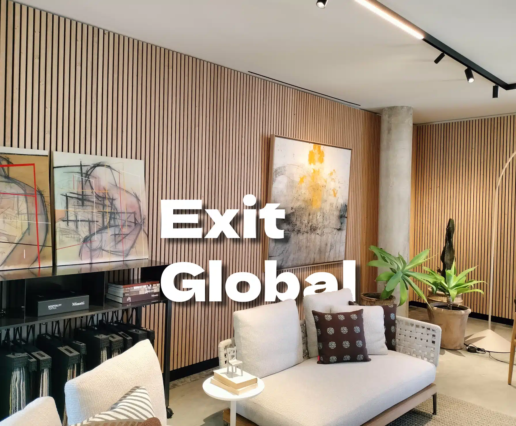 showroom exit global revestimientos sostenibles ecologicos